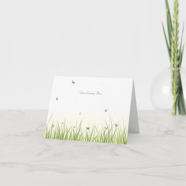 Mariposas en un día soleado personalizado (Anverso)