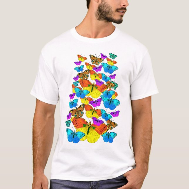 ¡Mariposas, mariposas! Camiseta (Anverso)