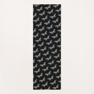 Mariposas modernas Mat de yoga negro