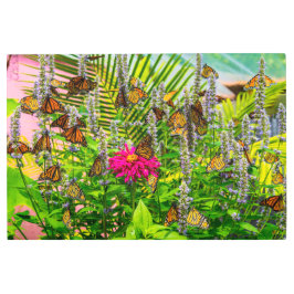 Mariposas monarcas 36 x 24 arte mural Metalizado