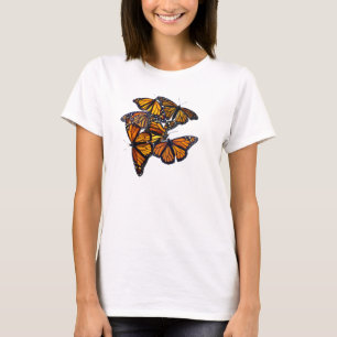 Mariposas monarcas camiseta
