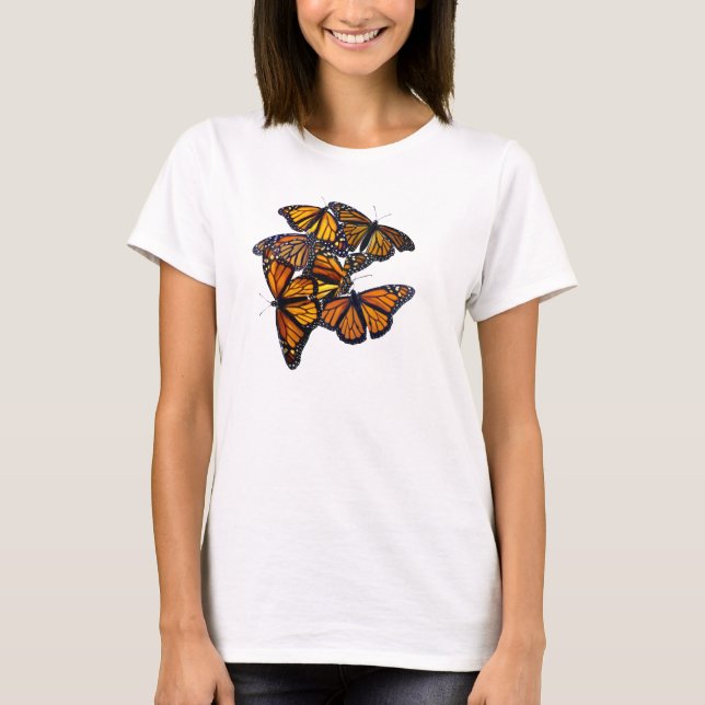 Mariposas monarcas camiseta (Anverso)
