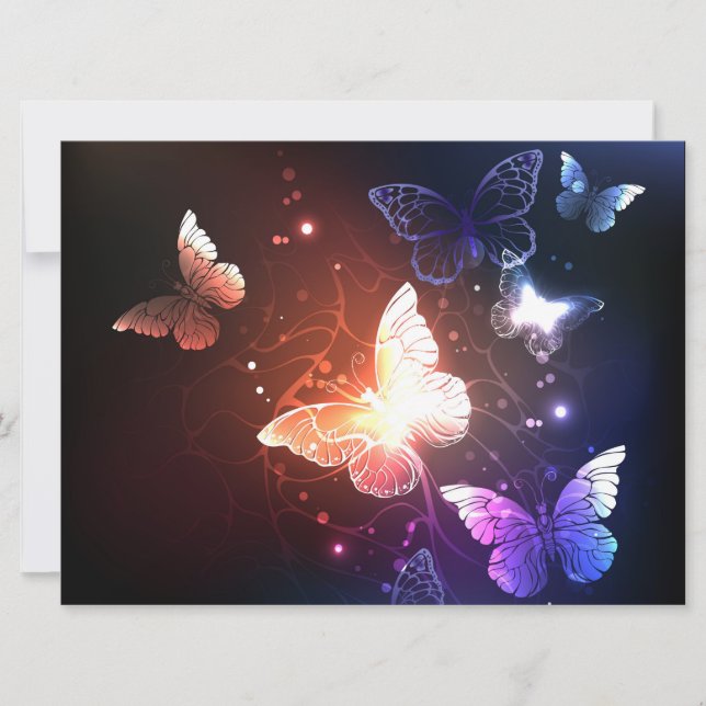 Mariposas nocturnas brillantes (Anverso)