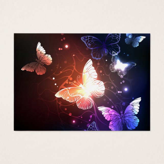 Mariposas nocturnas brillantes (Frente)