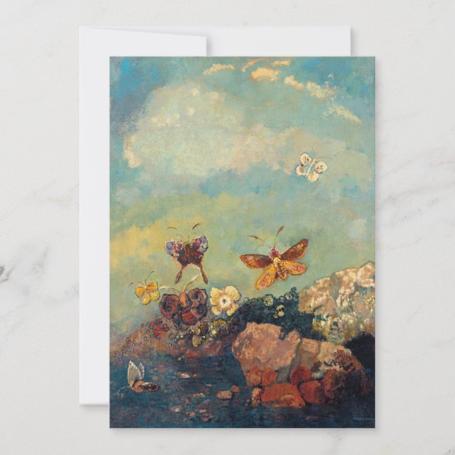 Mariposas | Odilon Redon (Anverso)