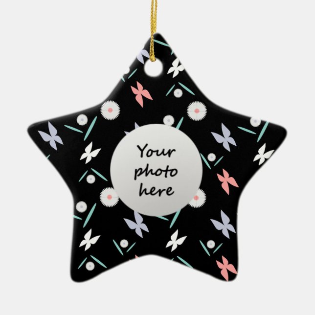 Mariposas Ornamentos de Árbol de Navidad (Frente)