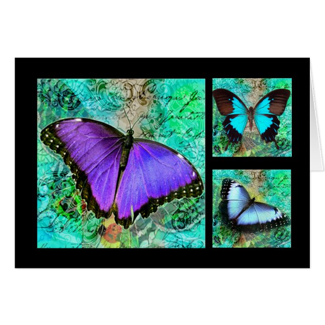 Mariposas púrpuras (Anverso (Horizontal))
