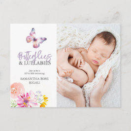 Mariposas Sip y ver invitaciones de Baby Shower