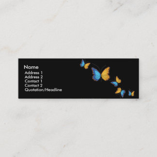 Mariposas - tarjeta de visita