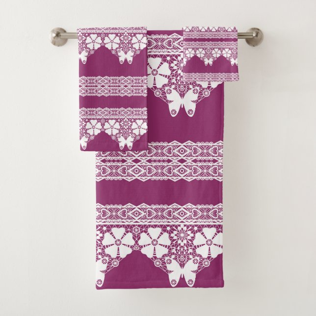 Mariposas White Retro Lace (In situ)