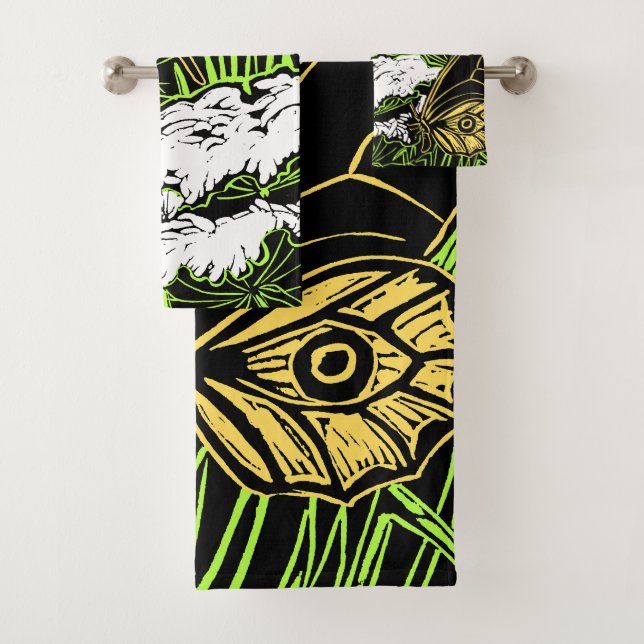 Mariposas y encaje de la Reina Ana (In situ)