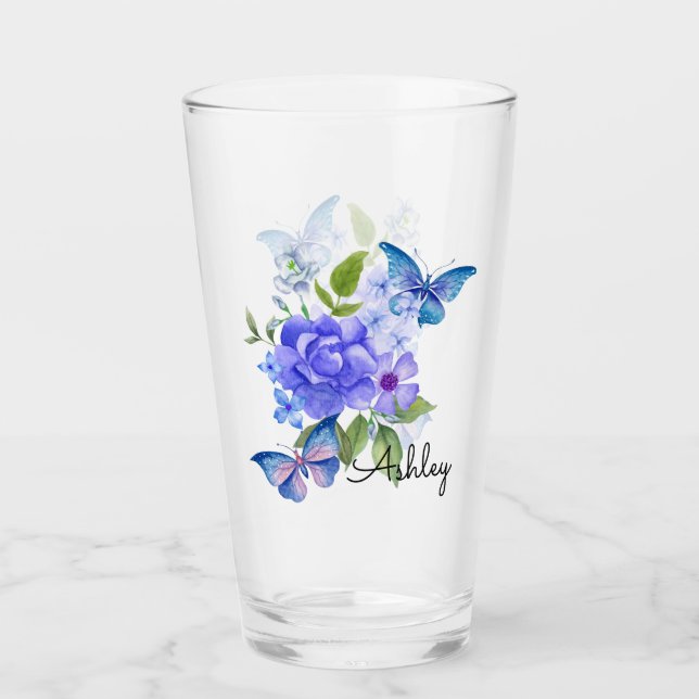 Mariposas y flores (Anverso)