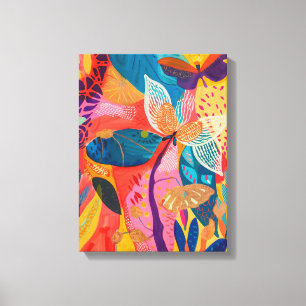 Mariposas y Flores: Arte Favista Colores Vibrantes