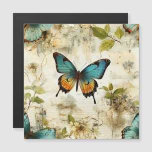 Mariposas y flores de época coloridas (1)