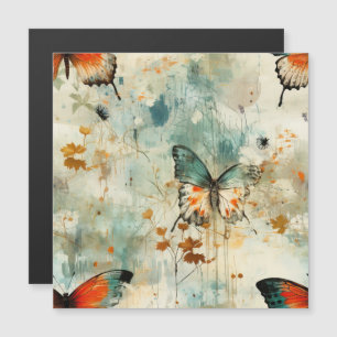 Mariposas y flores de época coloridas (4)