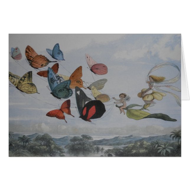 Mariposas y Reina Hada Mariposas Hadas (Anverso (Horizontal))