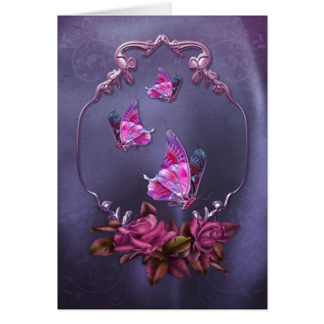 Mariposas y rosas (Frente)