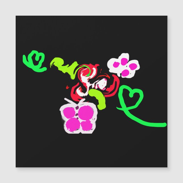Mariposas y Rosas día de San Valentín  (Anverso)