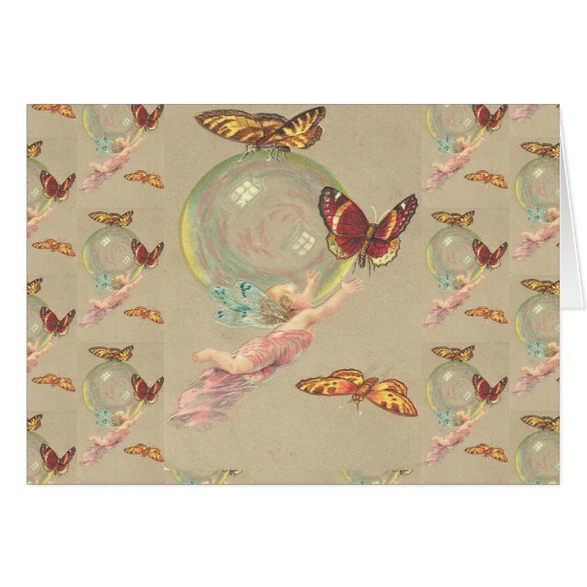 Mariposas y un ángel (Anverso (Horizontal))