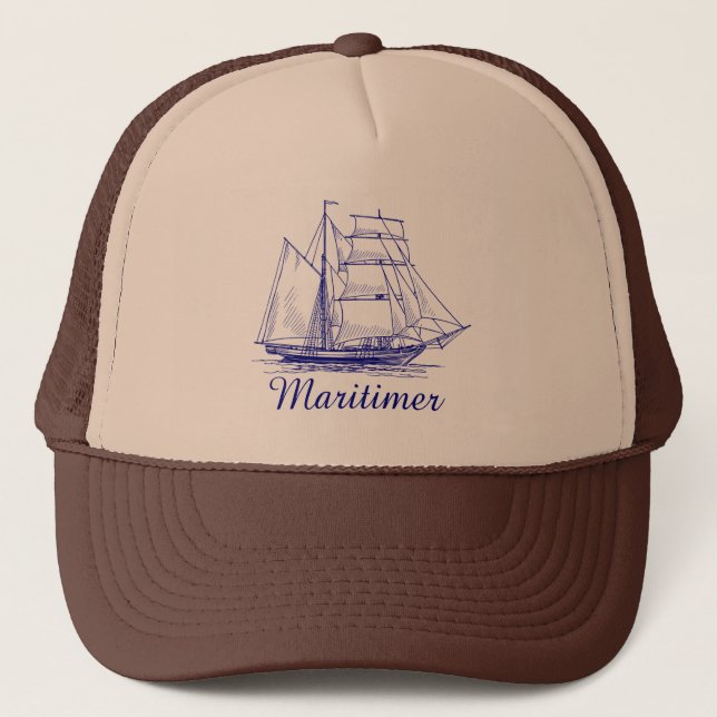 Maritimer gorra de vela náutica Nova Scotia (Anverso)