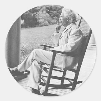Mark Twain en los Pegatinas de la silla de rock