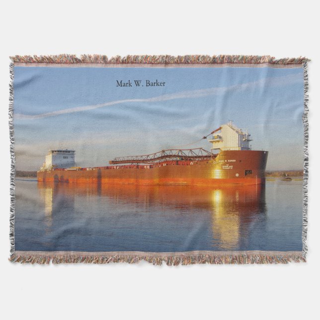 Mark W. Barker lanza una manta (Anverso)