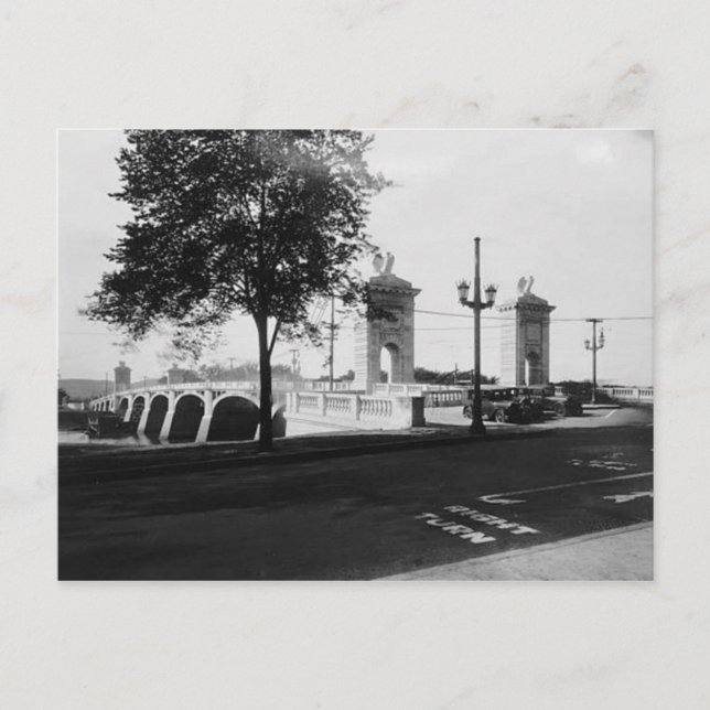 Market St. Bridge Wilkes-Barre Pa. Postal (Anverso)