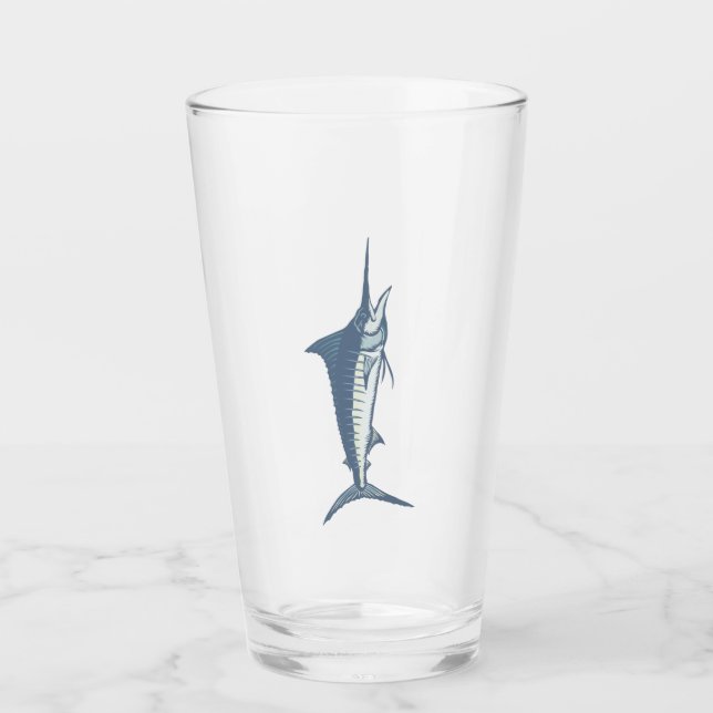 Marlin Swordfish Beer Pint (Anverso)