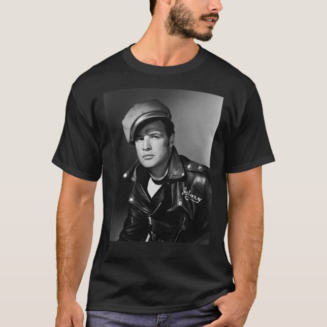 Marlon Brando la salvaje camiseta clásica de 1953 (Anverso)