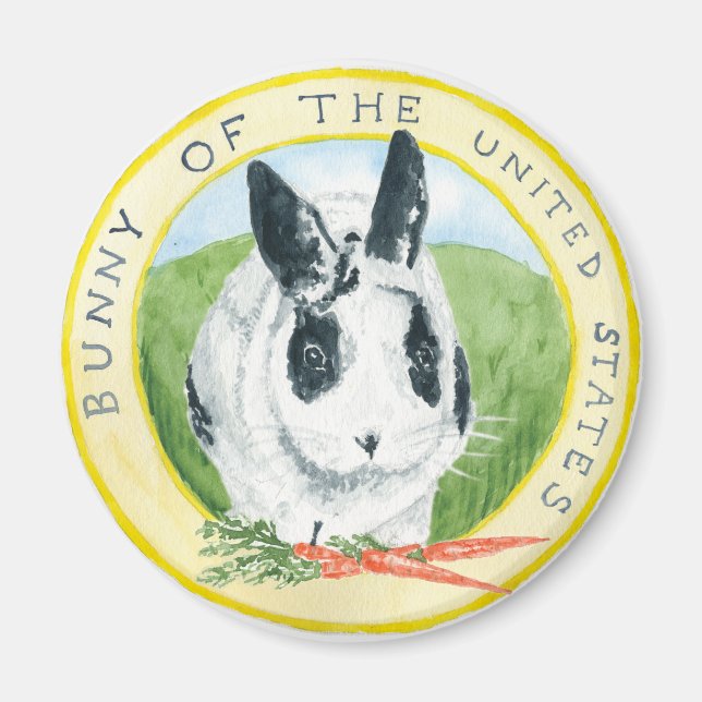 Marlon Bundo Botus sello imán (Frente)