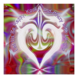 Mármol abstracto Poster Glossy colorido líquido