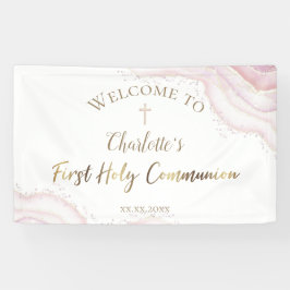 mármol acuático elegante | Primera pancarta comuni