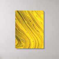 Mármol amarillo dorado Resumen de arte fluido