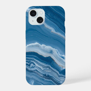 Mármol azul polvoriento de piedra moderna