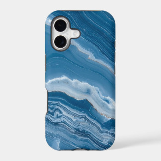 Mármol azul polvoriento de piedra moderna