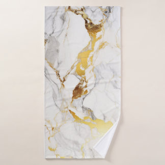 Mármol blanco de textura gris y dorada de lujo