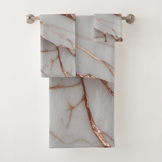 Mármol con brillo de cobre de moda (In situ)