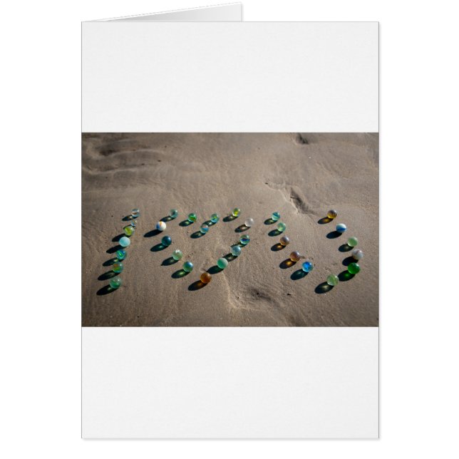 Mármol de cristal del mar a montones (Frente)