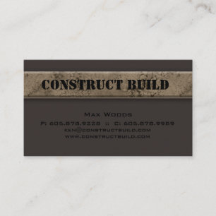 Mármol de la tarjeta de presentación del contratis