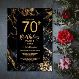 Mármol de oro negro 70.ª invitación a la fiesta de