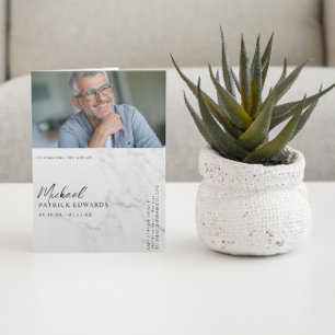 Mármol elegante   Programa de fotos conmemorativas