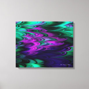 Mármol fractal 4-2 Lienzo envuelto