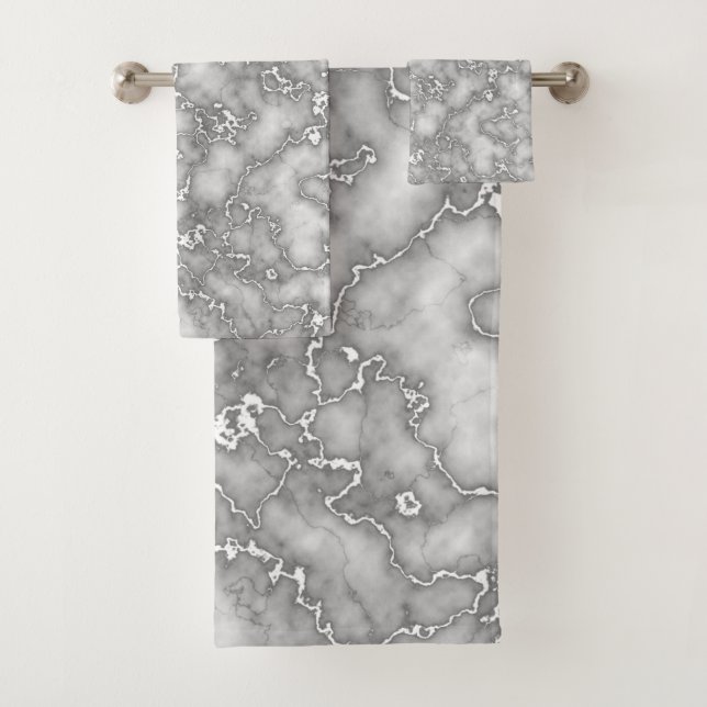 Mármol gris blanco elegante (In situ)