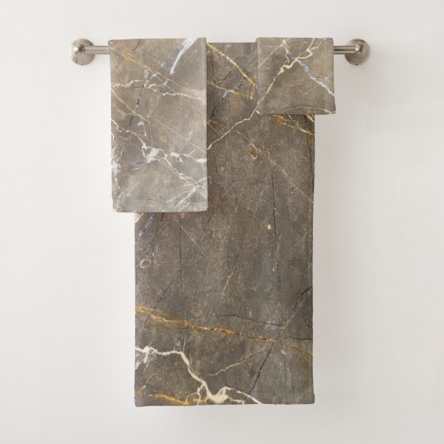Mármol Moderno de Piedra de Patrón Marrón Fresco (In situ)