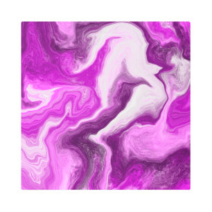 Mármol morado y blanco reluce el arte fluido