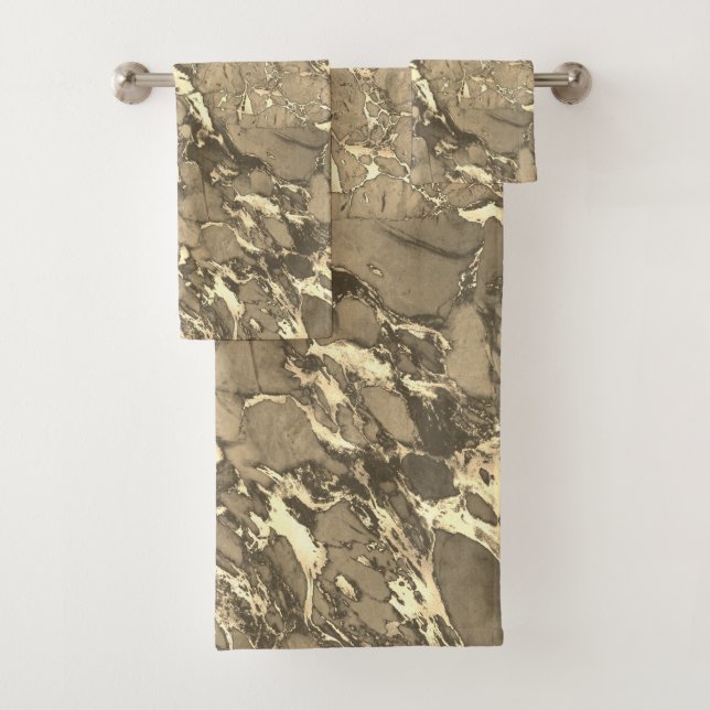 Mármol negro, gris y oro (In situ)