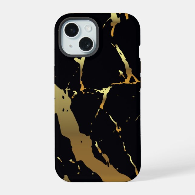 Mármol negro y dorado (Reverso )