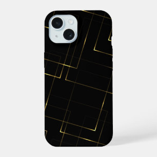 Mármol negro y dorado elegante