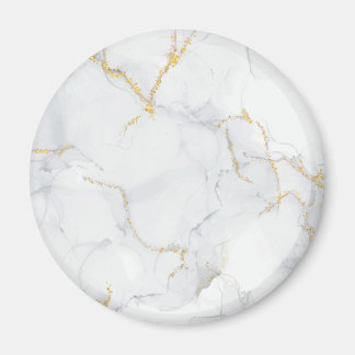 Mármol Pastel de piedra Textura imán de acuarela