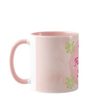 Mármol rosado la taza de la tienda del flamenco